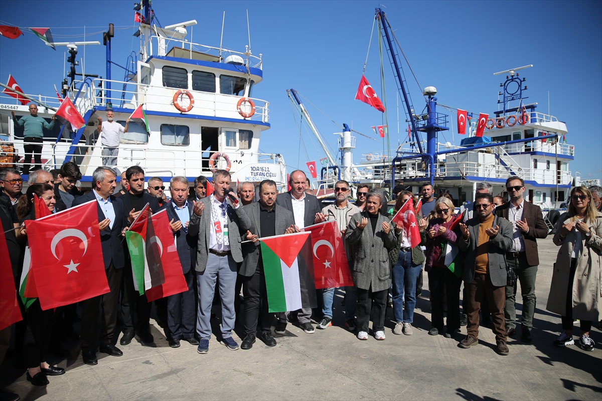 Edirne'de Küresel Sumud Filosu'nu "selamlama" etkinliği düzenlendi
