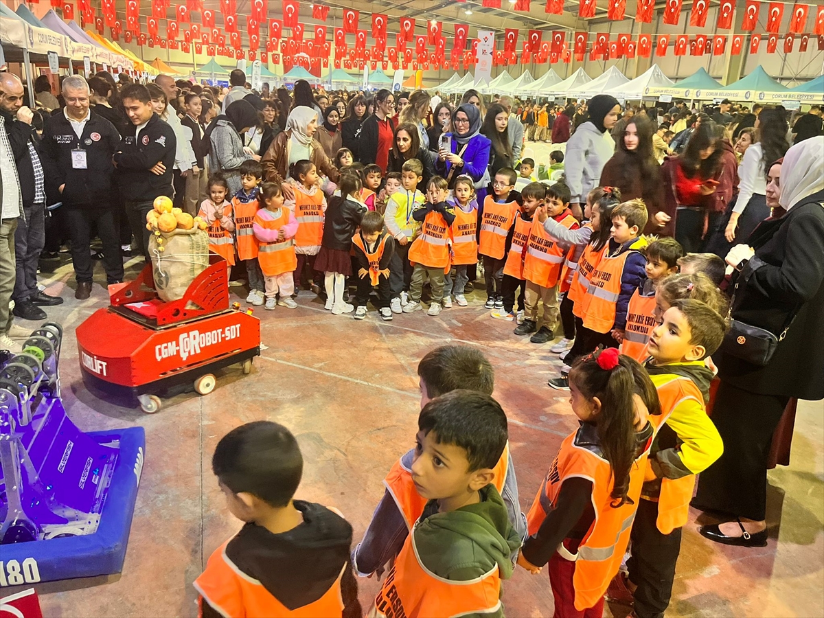 "Hitit TechFest: Çorum Bilim ve Teknoloji Festivali" 10 binden fazla ziyaretçiyi ağırladı