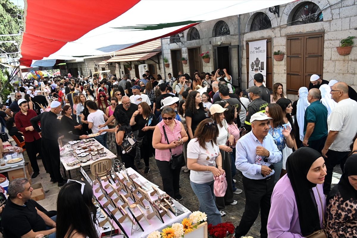 Lübnan'ın Raşeyya el-Vadi beldesinde umudu yeşerten "tatlı" bir festival
