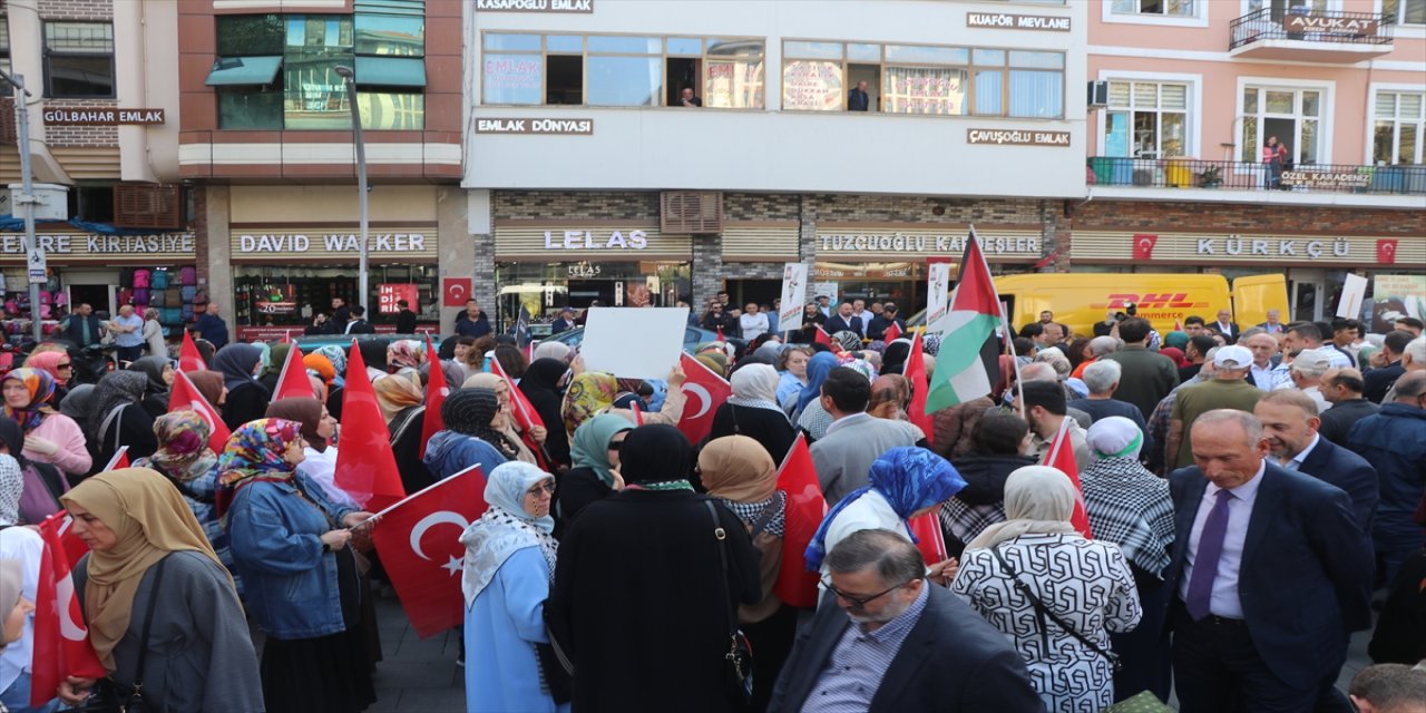 Karadeniz’de “Gazze için Sessiz Çığlık” etkinliği: 6 ilde kadınlar el ele vererek dayanışma gösterdi