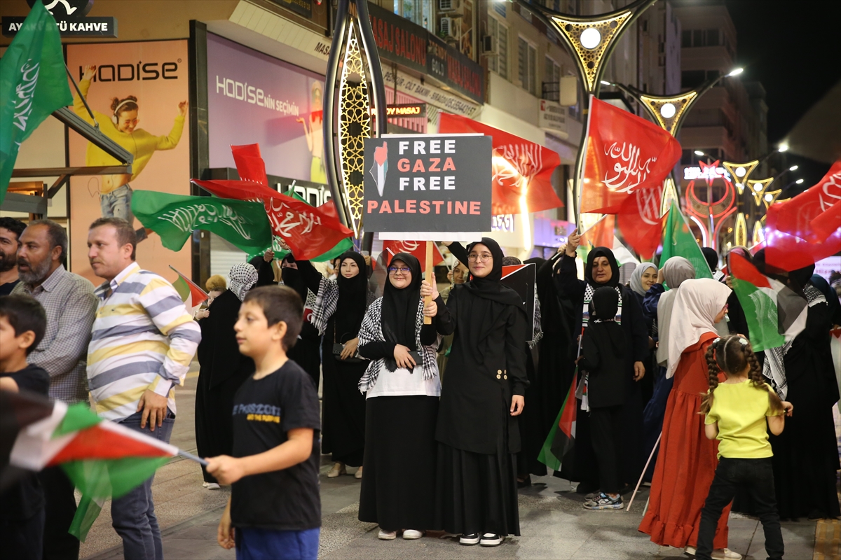 Hatay'da Küresel Sumud Filosu'na destek etkinliği düzenlendi