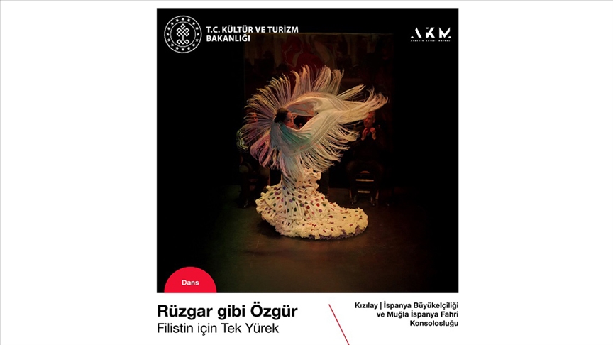 Ankara ve İstanbul'da düzenlenecek flamenko gösterisinin geliri Gazze'ye bağışlanacak