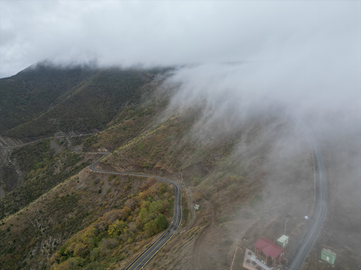 Tekirdağ'da yüksek kesimlerde sis etkili oluyor