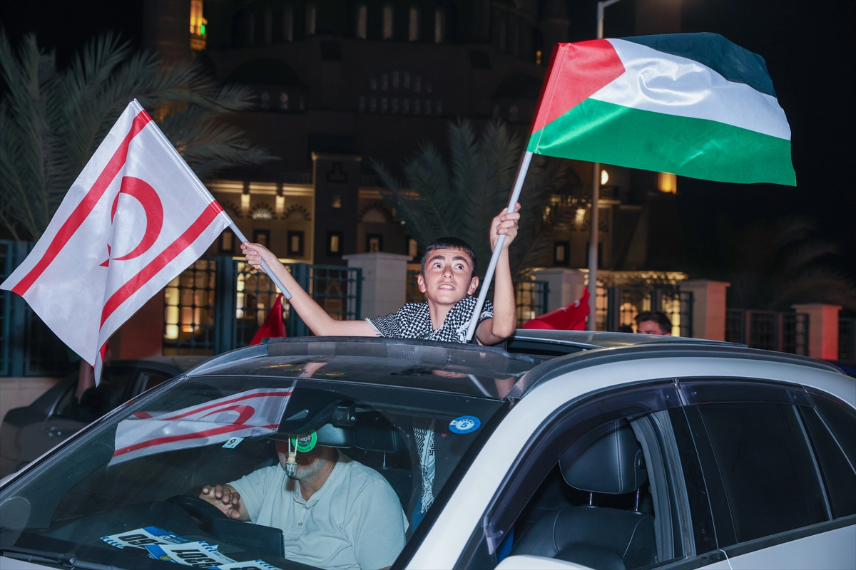 KKTC'de Gazze ile dayanışma konvoyu düzenlendi