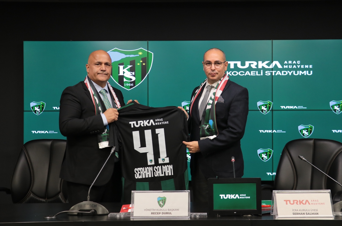Kocaelispor, Turka Araç Muayene ile sponsorluk anlaşması imzaladı