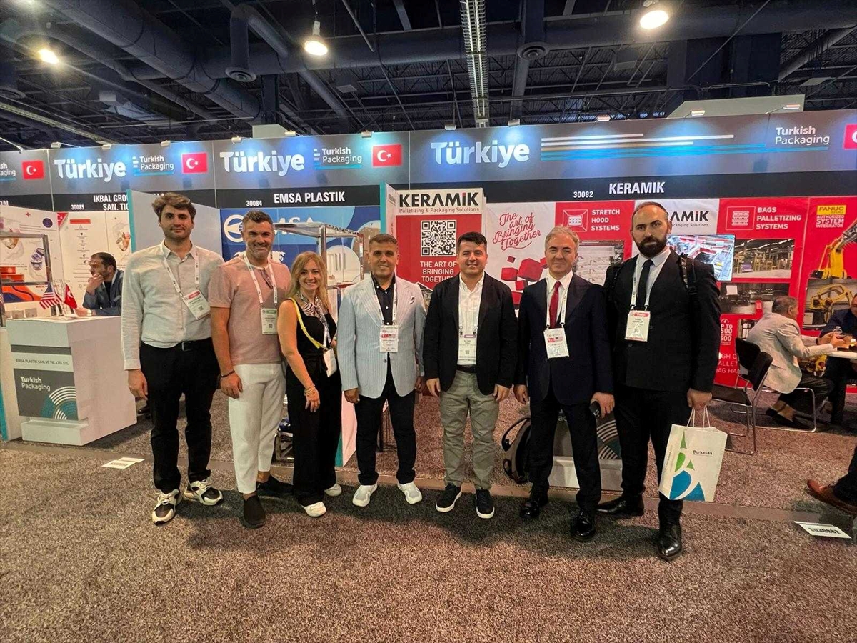 Bursa iş dünyası temsilcileri, çevresel çözümler için Las Vegas'taki PACK EXPO'ya katıldı