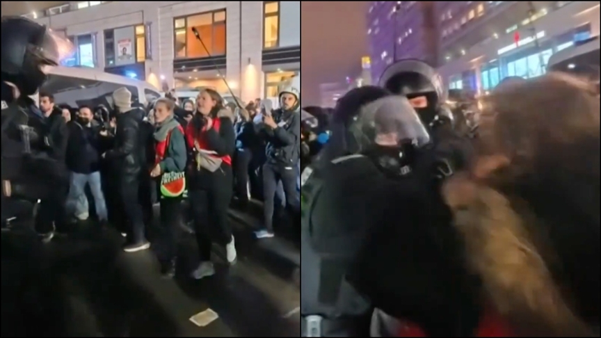 Alman polisinin milletvekili yumrukladığı ortaya çıktı