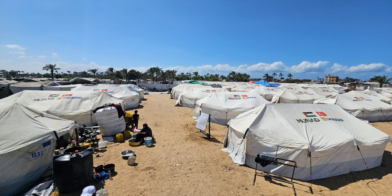 Sadakataşı Derneği, Gazze Han Yunus’ta MÜSİAD Çadır Kentini hizmete açtı