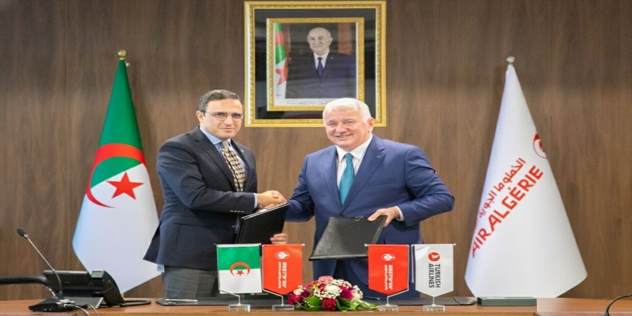 THY ile Air Algerie stratejik işbirliği için mutabakat zaptı imzaladı, uçuş ve hizmet ağını genişletecek.
