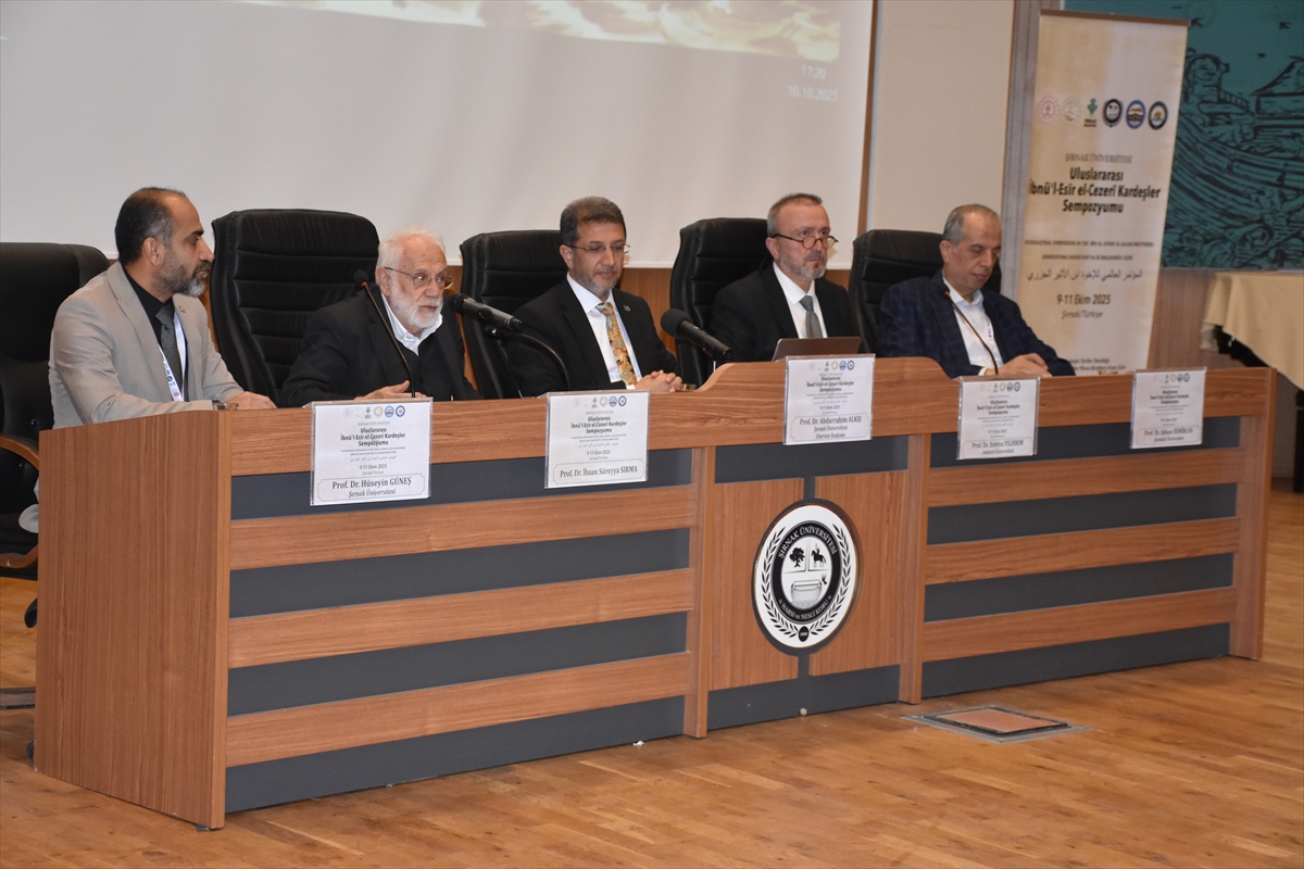 Şırnak'ta "Uluslararası İbnü'l-Esir El Cezeri Kardeşler Sempozyumu" sona erdi