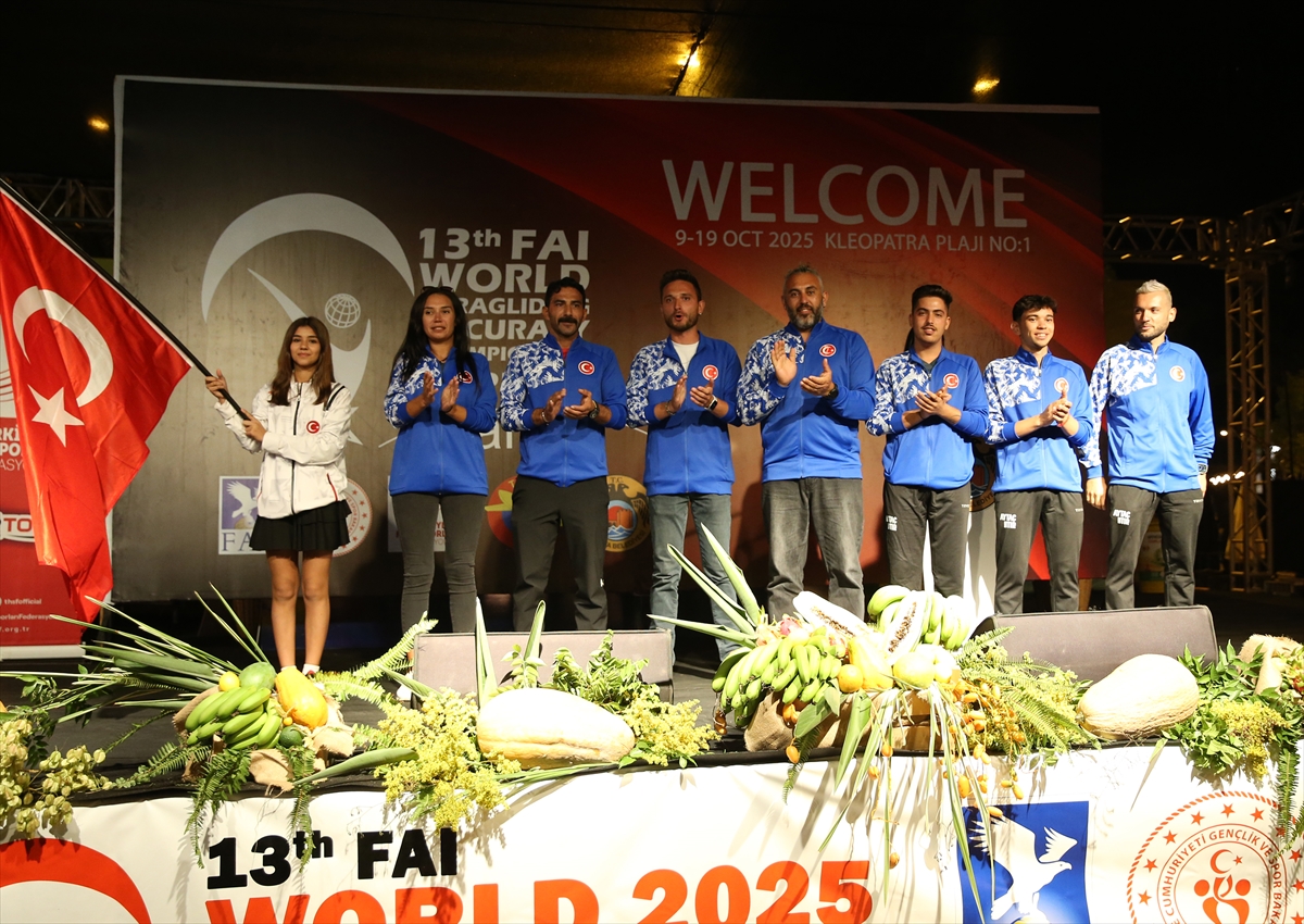 13. Dünya Yamaç Paraşütü Hedef Şampiyonası, Antalya'da başladı