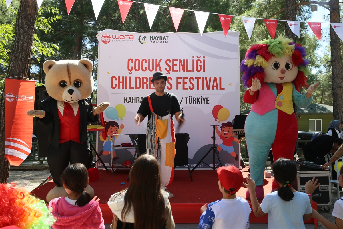 Kahramanmaraş'ta depremzede yetim çocuklar için şenlik düzenlendi