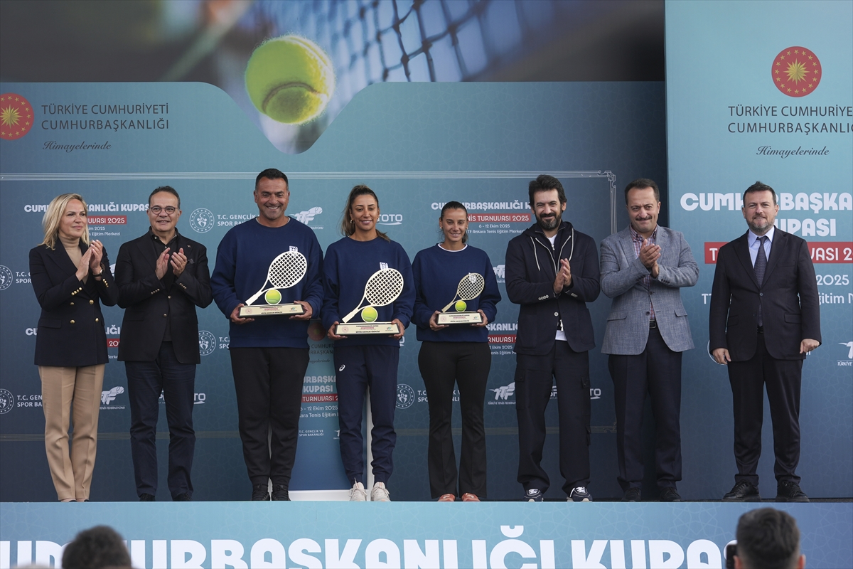 Cumhurbaşkanlığı Kupası Tenis Turnuvası sona erdi