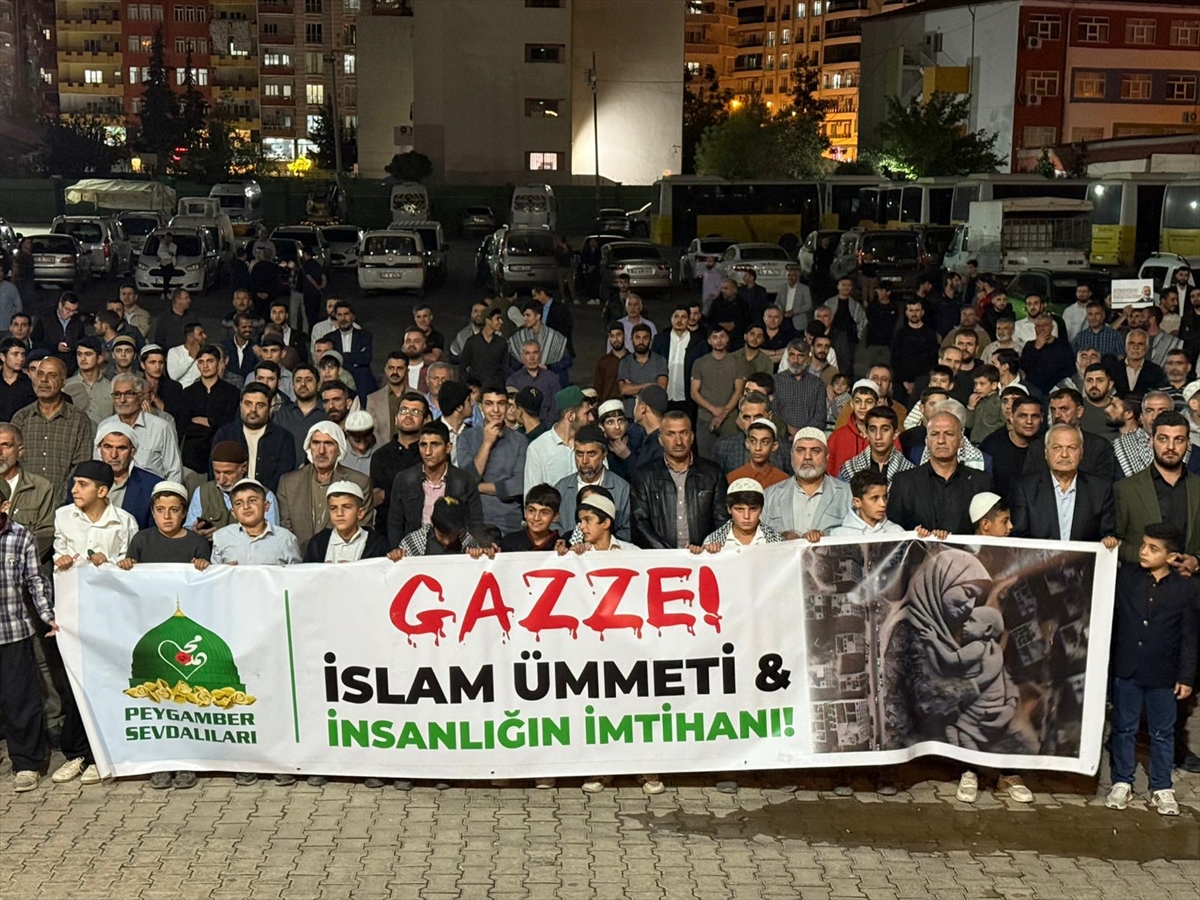 Mardin'de Gazze'ye destek programı düzenlendi