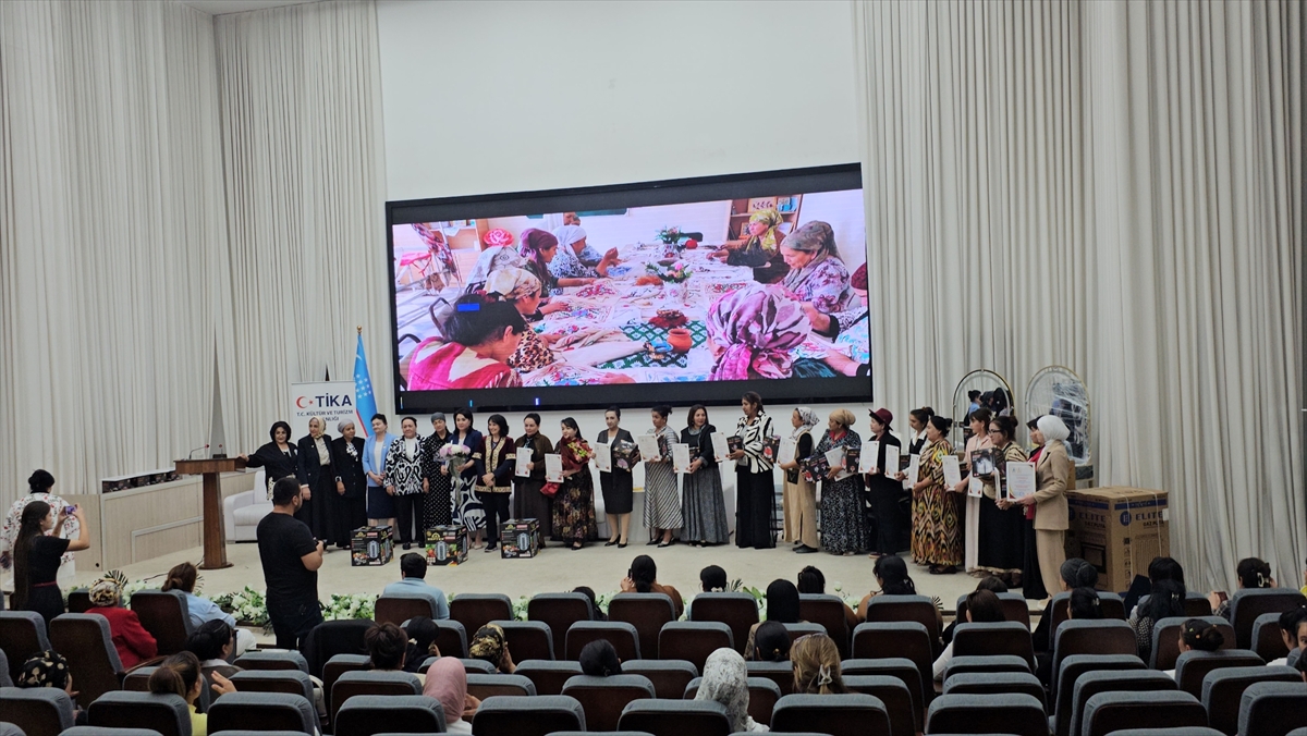 TİKA’dan Özbekistan’daki girişimci kadınlara ekipman desteği