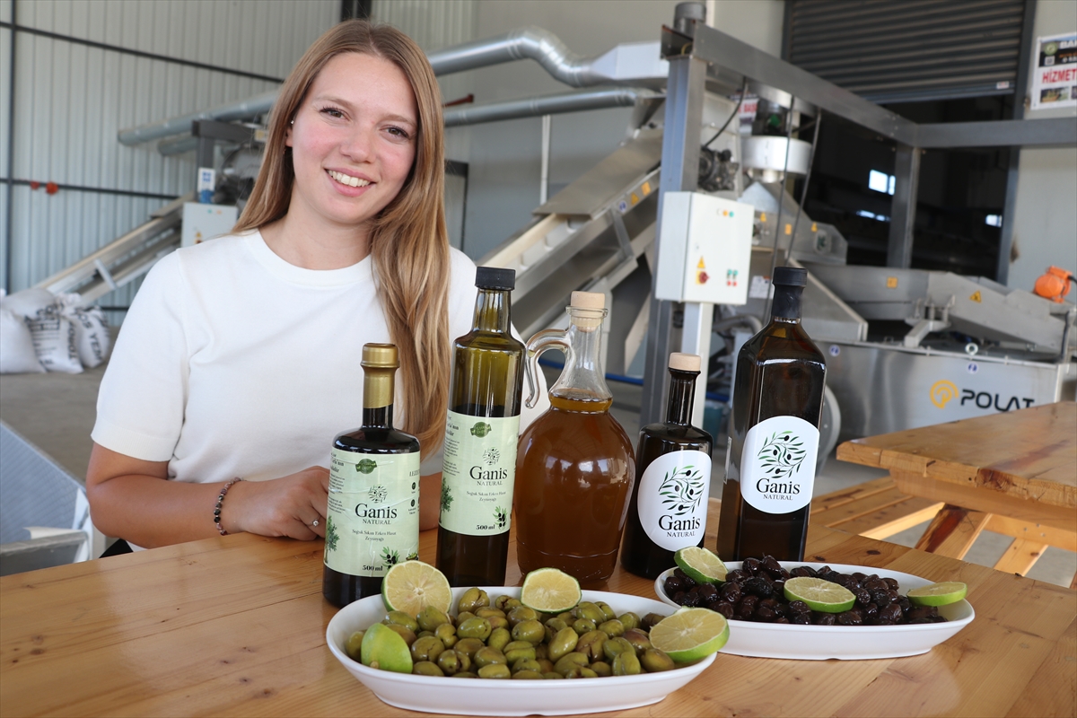 Kadın çiftçi yetiştirdiği zeytine devlet desteğiyle kurduğu tesisle katma değer kazandırıyor