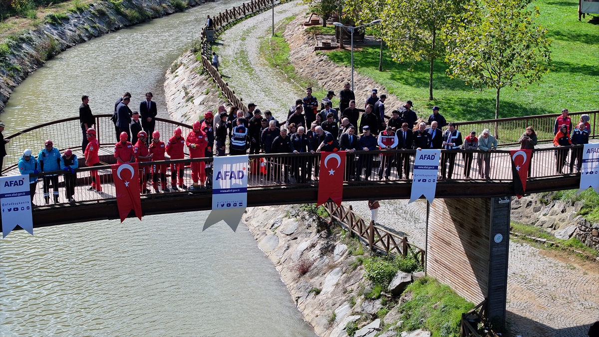Trabzon'da sel ve heyelan tatbikatları yapıldı