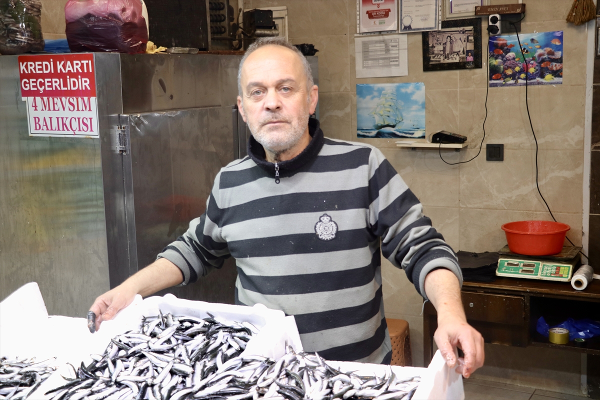 Trabzon'da hamsinin kilogramı 75 liradan satılıyor