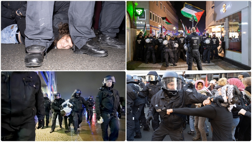 BM raportörleri, Almanya'da Filistin destekçisi eylemlere yönelik şiddet ve baskıya tepkili