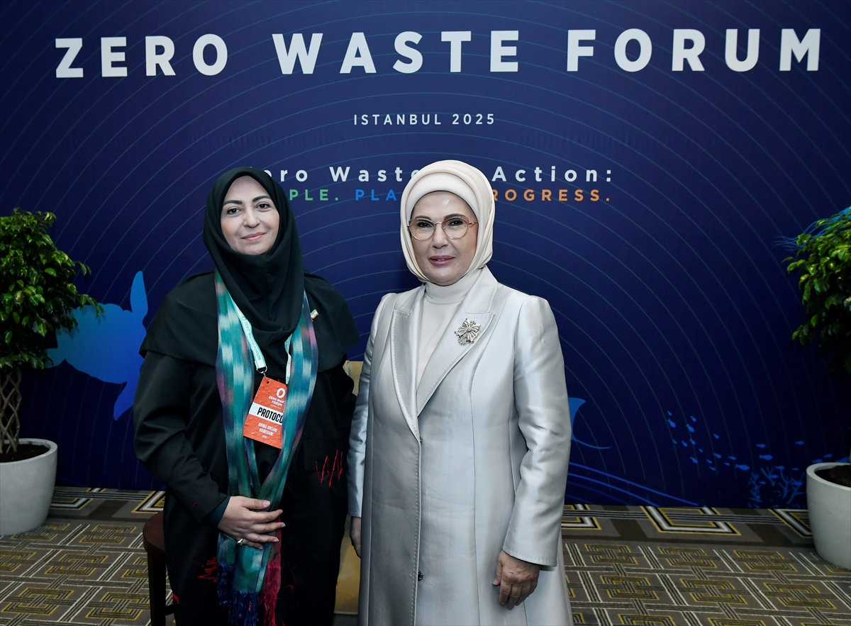 Emine Erdoğan, İran Cumhurbaşkanı Yardımcısı Shina Ansari ile görüştü