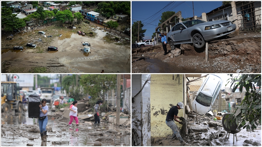 Meksika'da şiddetli yağışlar nedeniyle hayatını kaybedenlerin sayısı 72'ye yükseldi