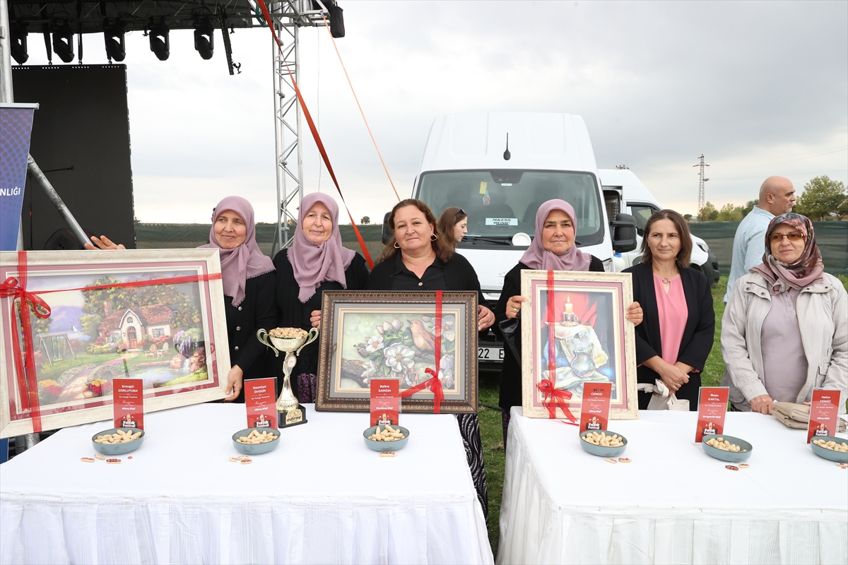 Edirne'de düzenlenen fıstık festivalinde "en güzel fıstık" seçildi