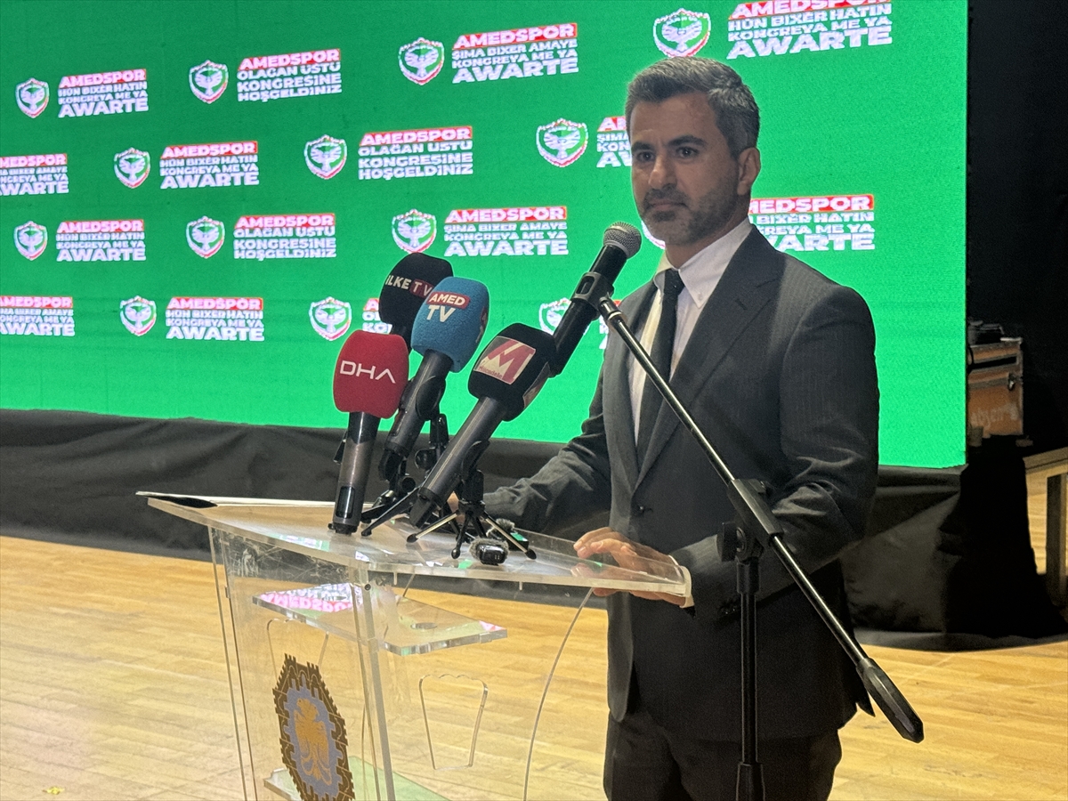 Amed Sportif Faaliyetler Kulübünde başkanlığa Nahit Eren seçildi