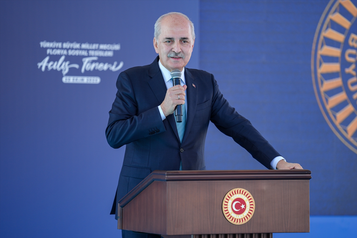 TBMM Başkanı Kurtulmuş, TBMM Florya Sosyal Tesisleri Restorasyonu Açılış Töreni'nde konuştu