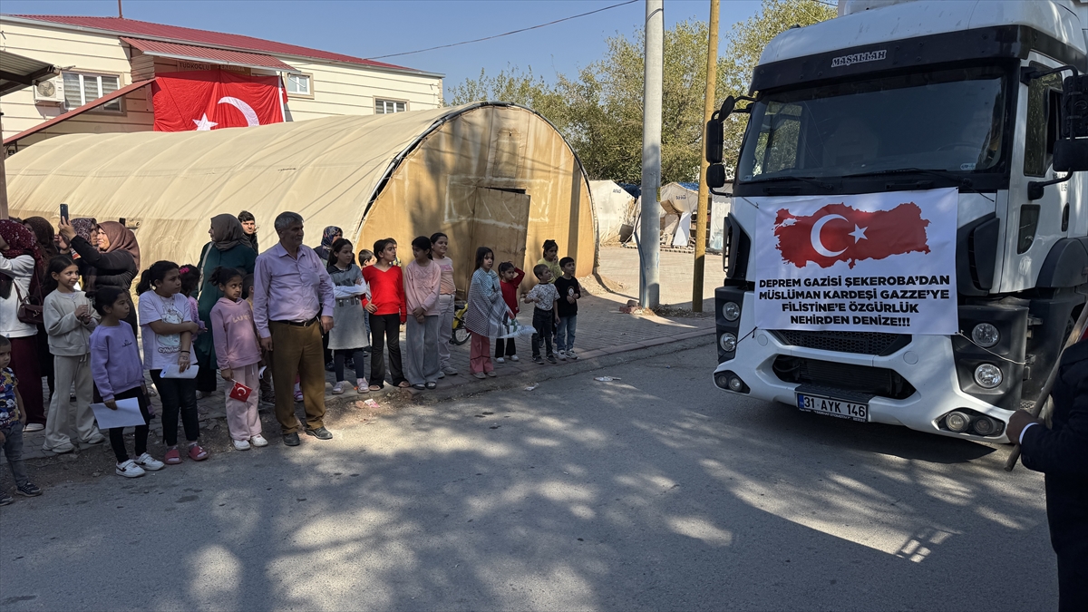 Kahramanmaraş'tan Gazze'ye 3 tır insani yardım gönderildi