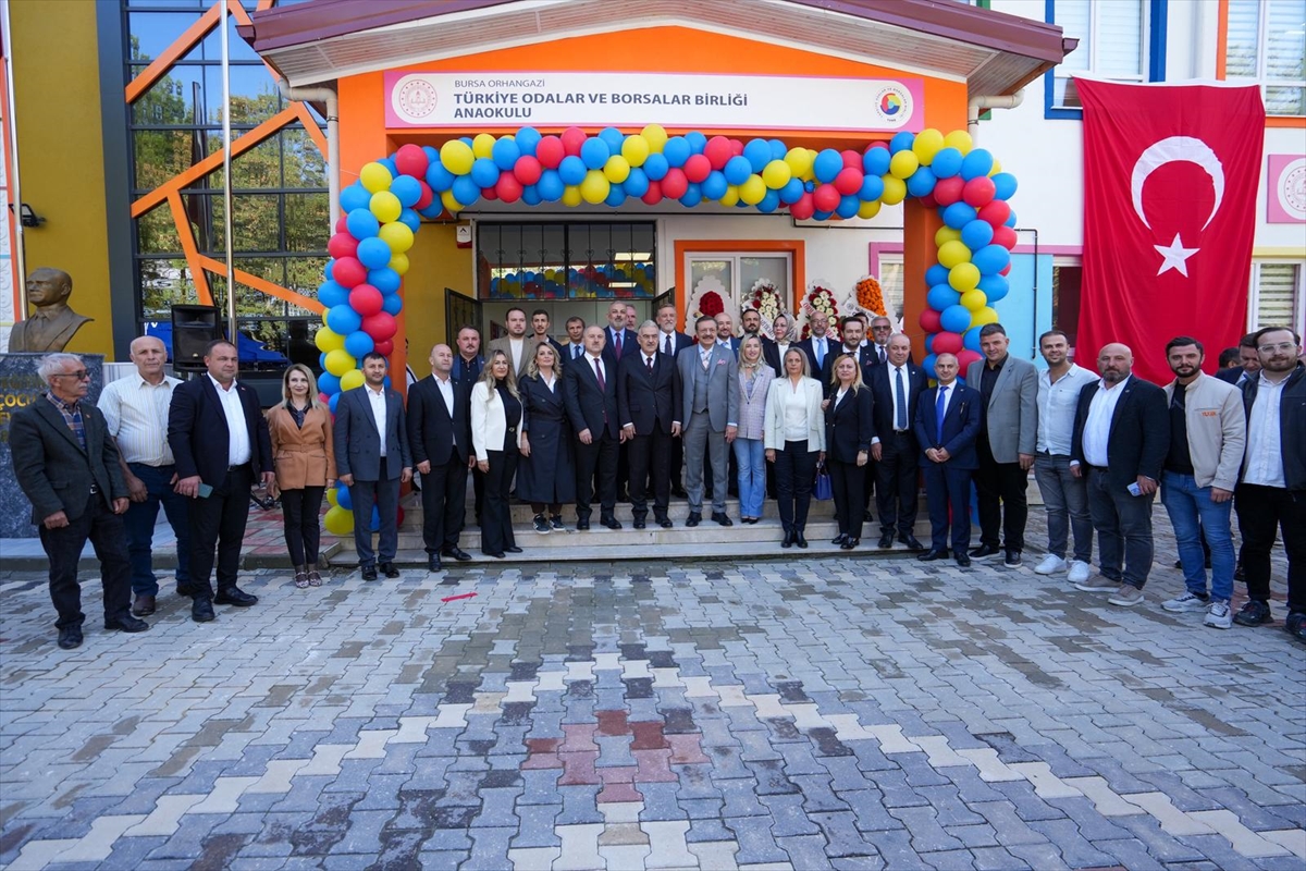 TOBB Başkanı Hisarcıklıoğlu Bursa'da anaokullarının açılışına katıldı