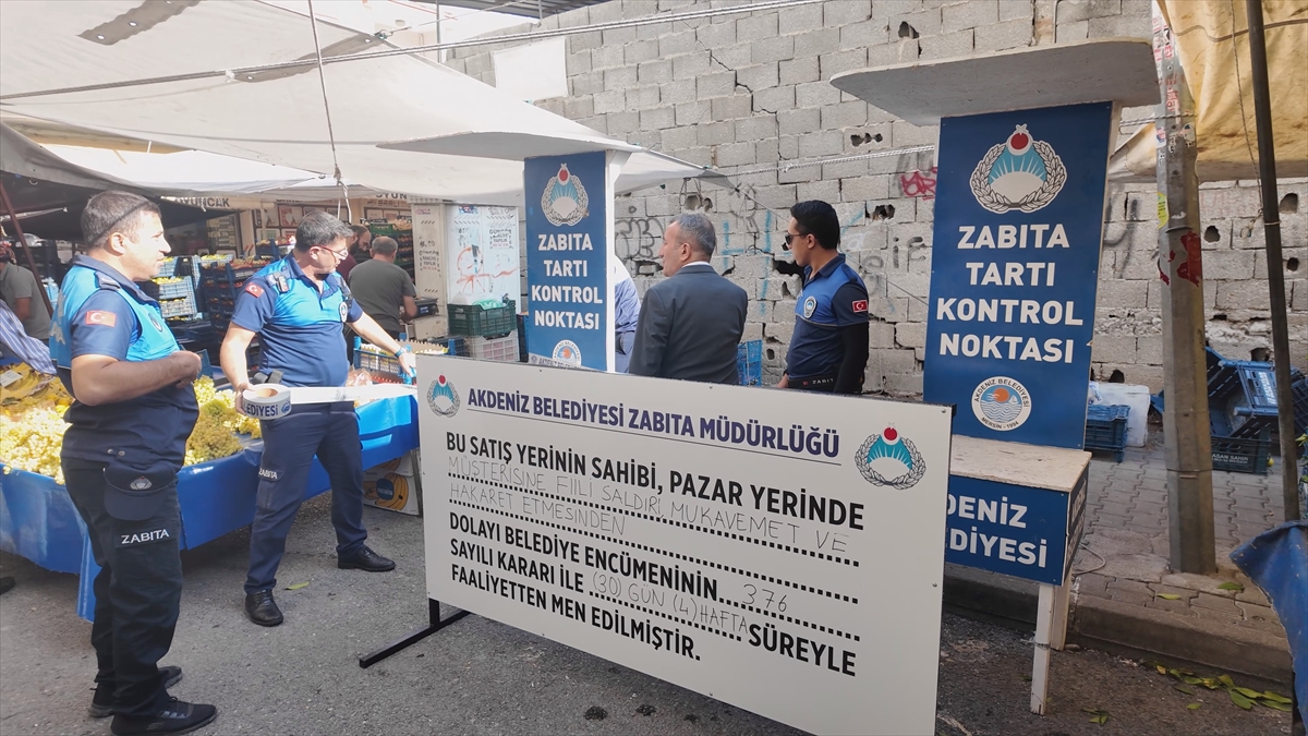 Mersin'de müşterisine saldıran pazarcıya 35 bin 416 lira ceza kesildi