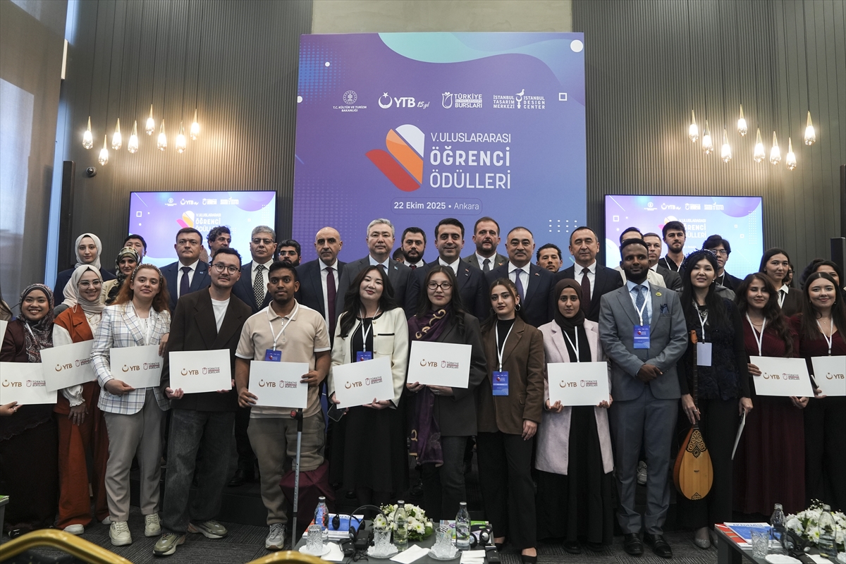 YTB'de 5. Uluslararası Öğrenci Ödülleri töreni yapıldı