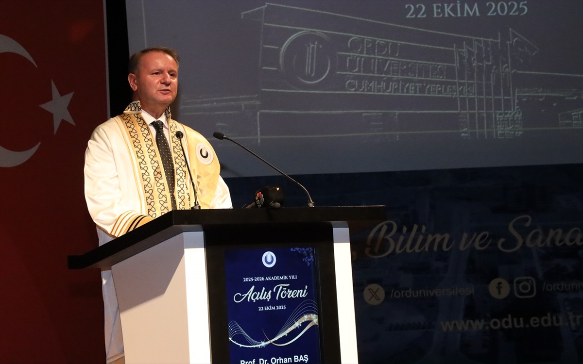 Ordu Üniversitesinde 2025-2026 Akademik Yılı törenle açıldı