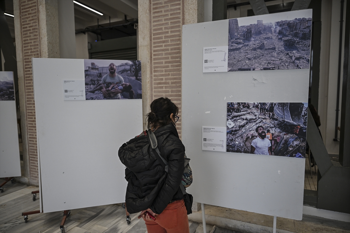 "Gazze Mahkemesi: Nihai Oturum"unda "Kanıt" sergisi açıldı
