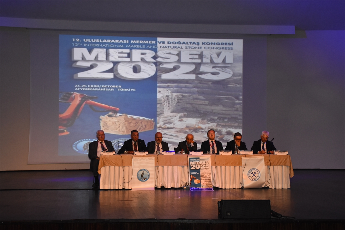 Afyonkarahisar'da 12. Uluslararası Mermer ve Doğaltaş Kongresi başladı