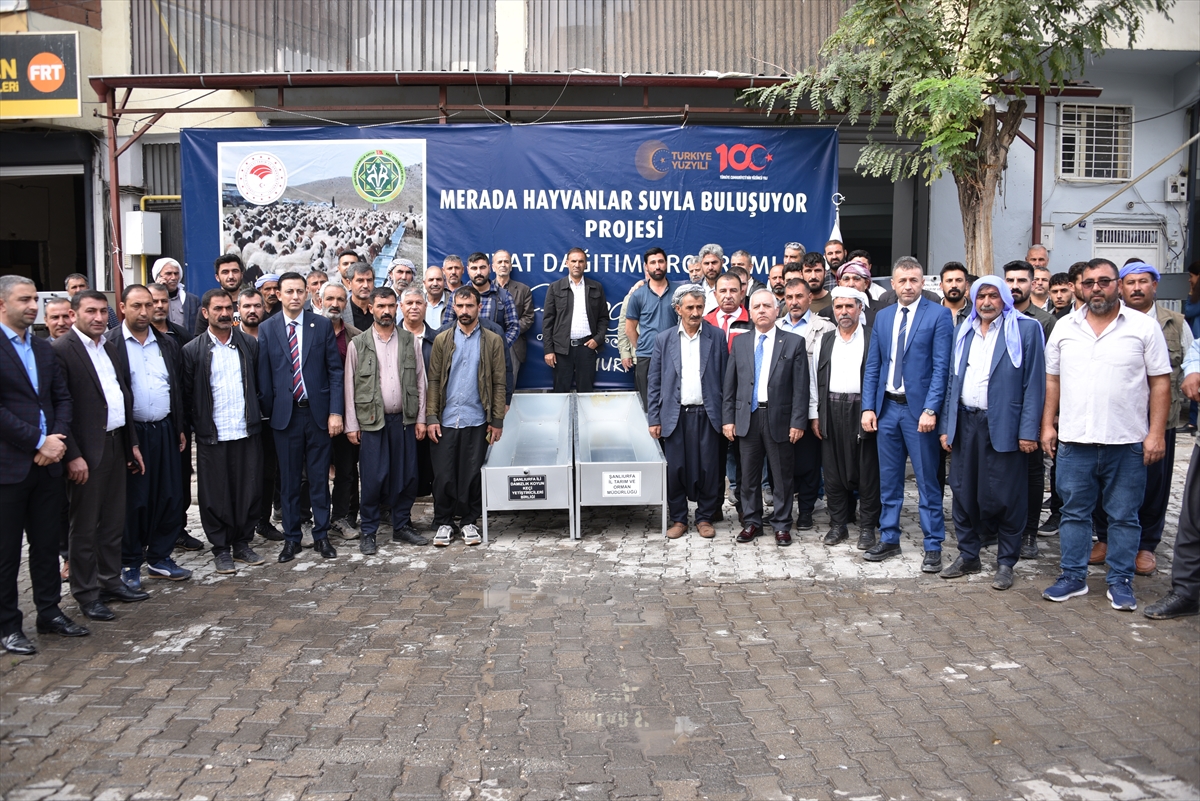 Şanlıurfa'da hayvan yetiştiricilerine sıvat desteği