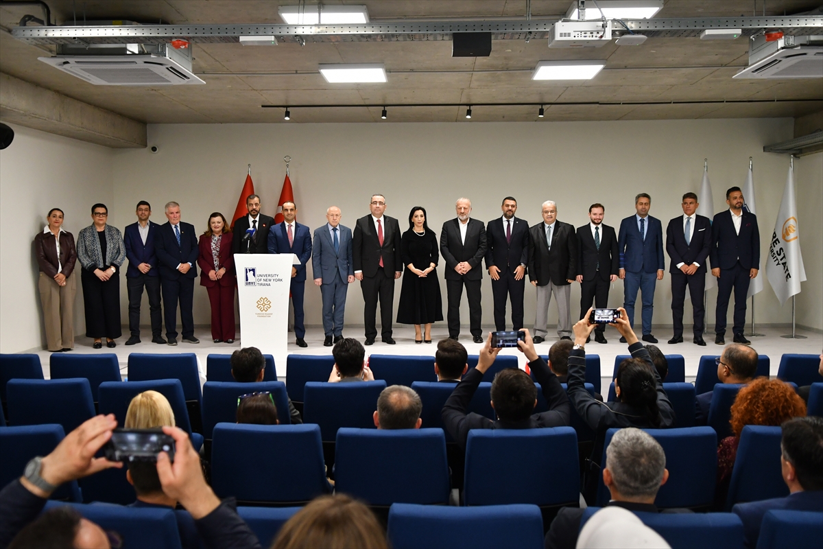 TMV'nin Tiran New York Üniversitesi'nde yeni akademik yılı açılış töreni düzenlendi