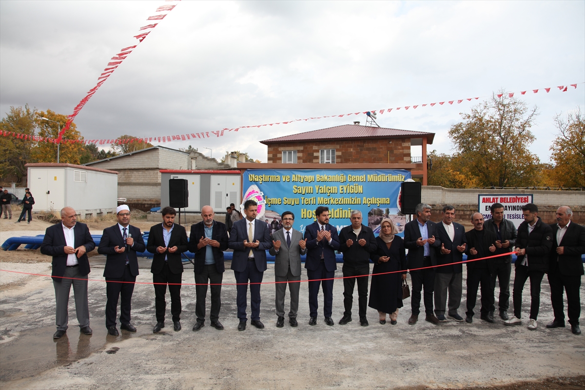 Bitlis'te "İçme Suyu Terfi Merkezi"nin açılışı yapıldı