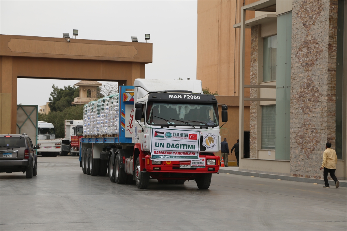Umut Kervanı Vakfından Gazze'ye yardım