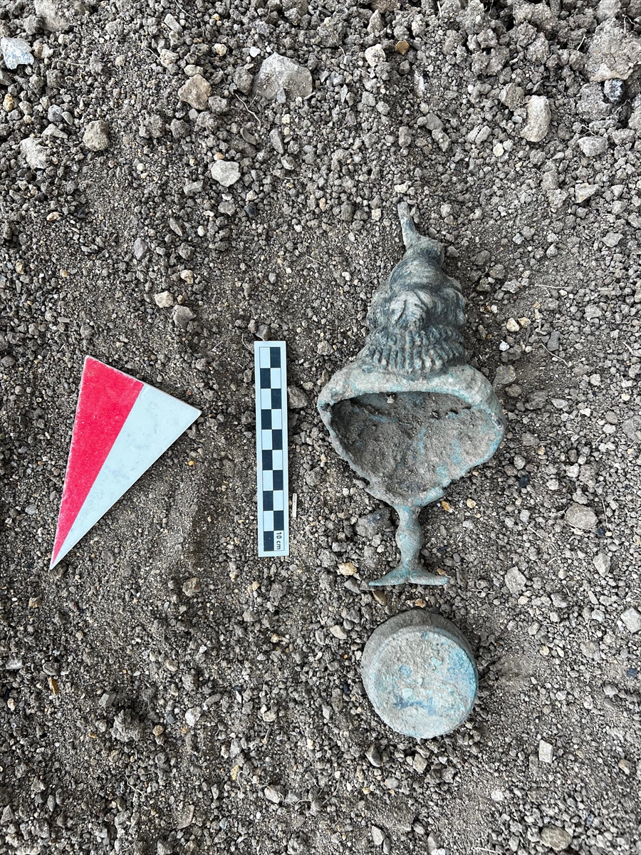 Satala Antik Kenti'nde Mısır Tanrıçası İsis'in bronz büstü bulundu