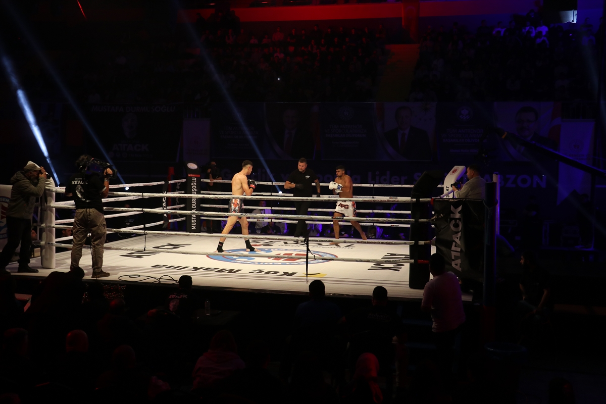 Trabzon'da Mustafa Durmuşoğlu anısına MuayThai müsabakası düzenlendi