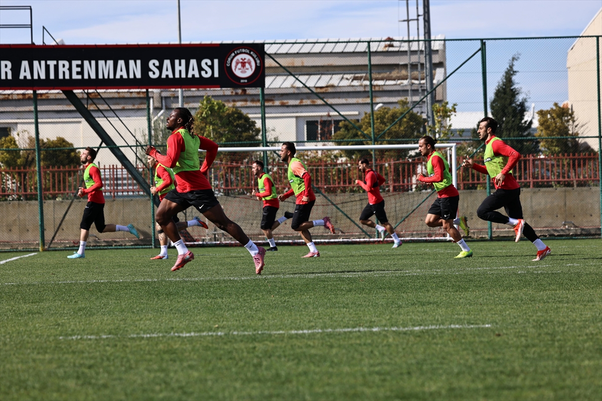 Arca Çorum FK, Kütahyaspor maçının hazırlıklarına başladı