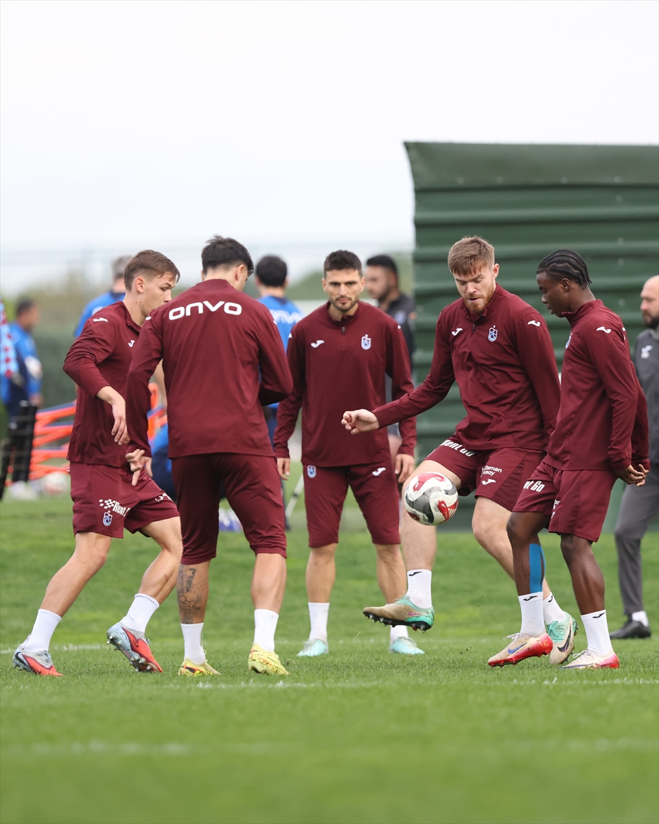 Trabzonspor, Galatasaray maçının hazırlıklarını sürdürdü