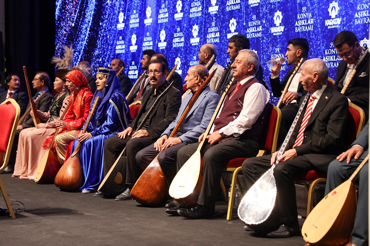 59. Konya Aşıklar Bayramı düzenlendi