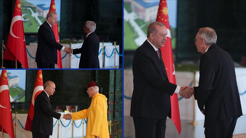 Cumhurbaşkanı Erdoğan, 29 Ekim Cumhuriyet Bayramı tebriklerini kabul etti