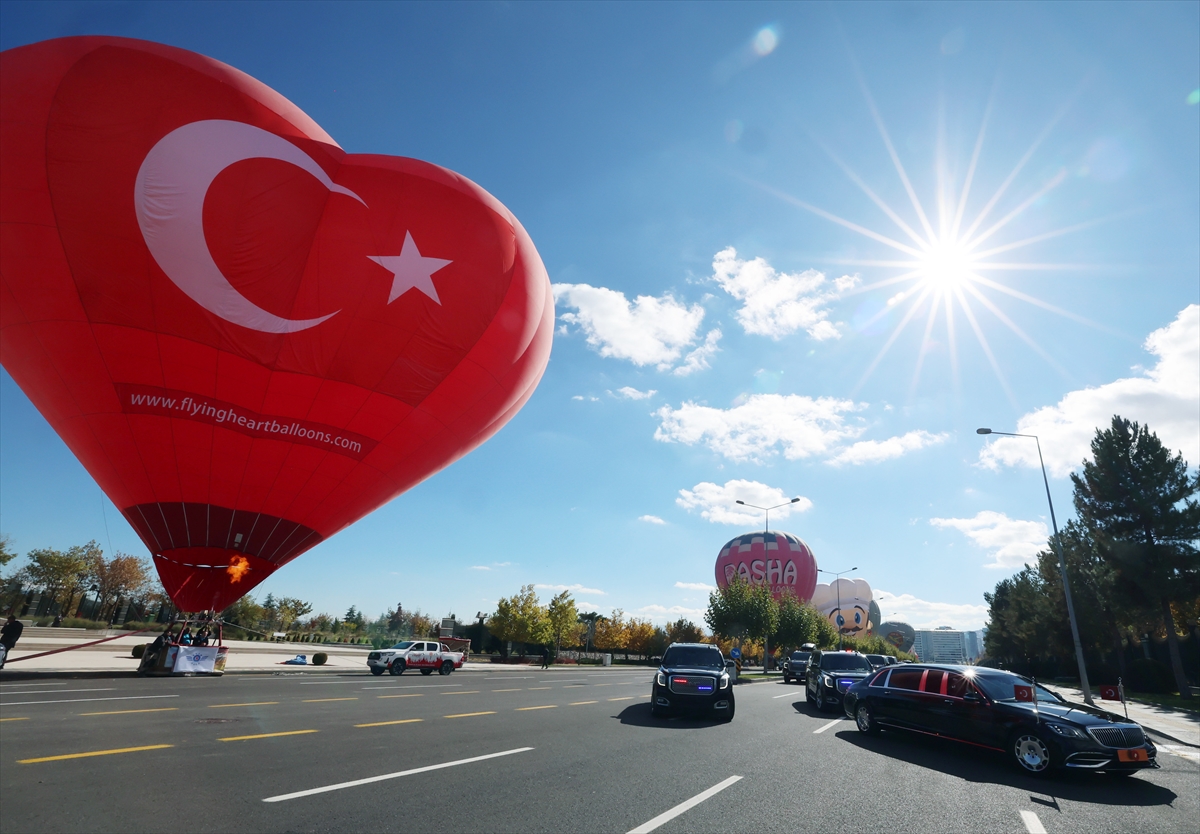 Cumhurbaşkanlığı Külliyesi'nde sıcak hava balonu etkinliği gerçekleştirilecek