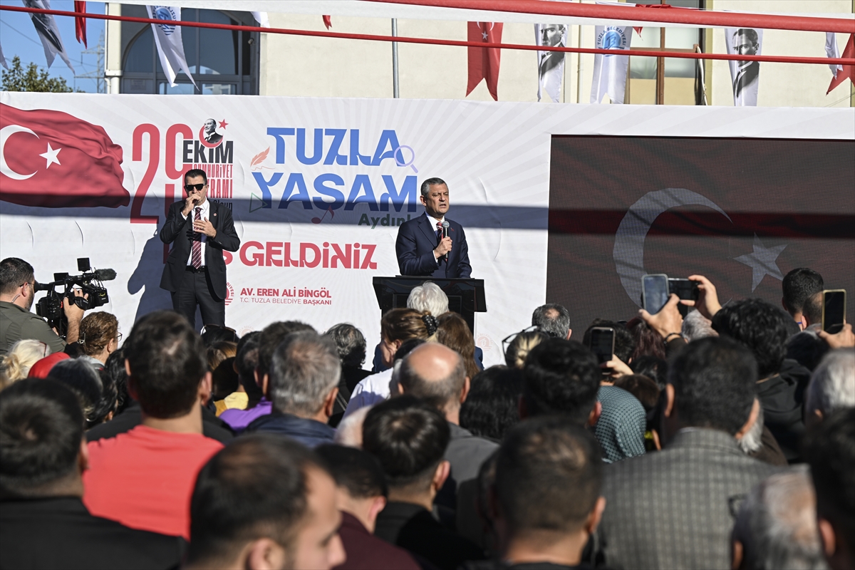 CHP Genel Başkanı Özel, Tuzla Yaşam Aydınlı'nın açılışında konuştu:
