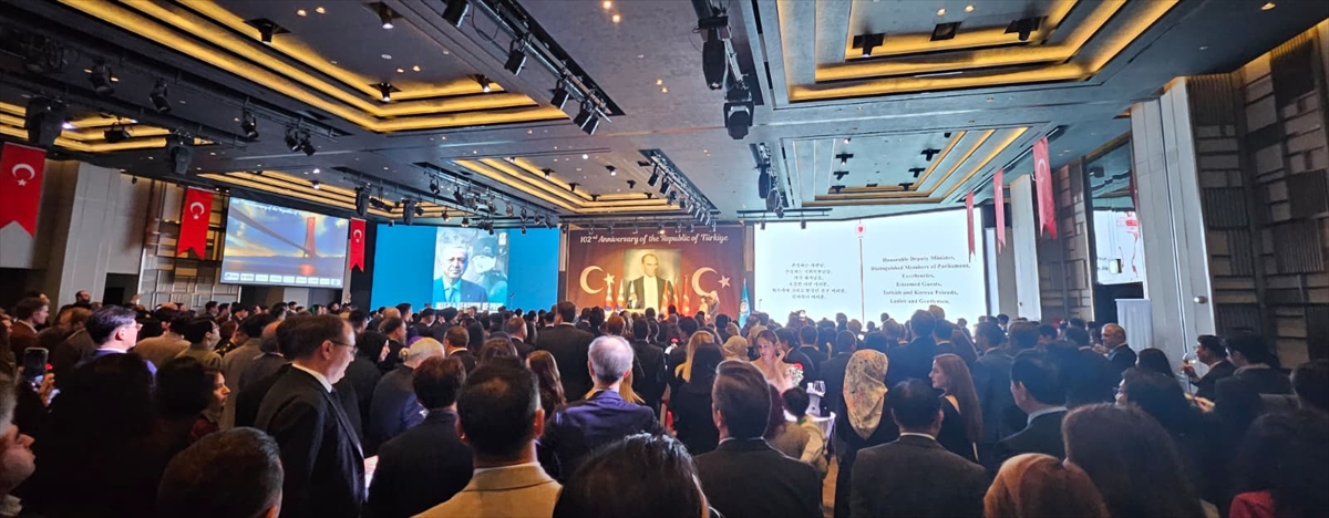 Güney Kore'nin başkenti Seul'de 29 Ekim Cumhuriyet Bayramı kutlandı