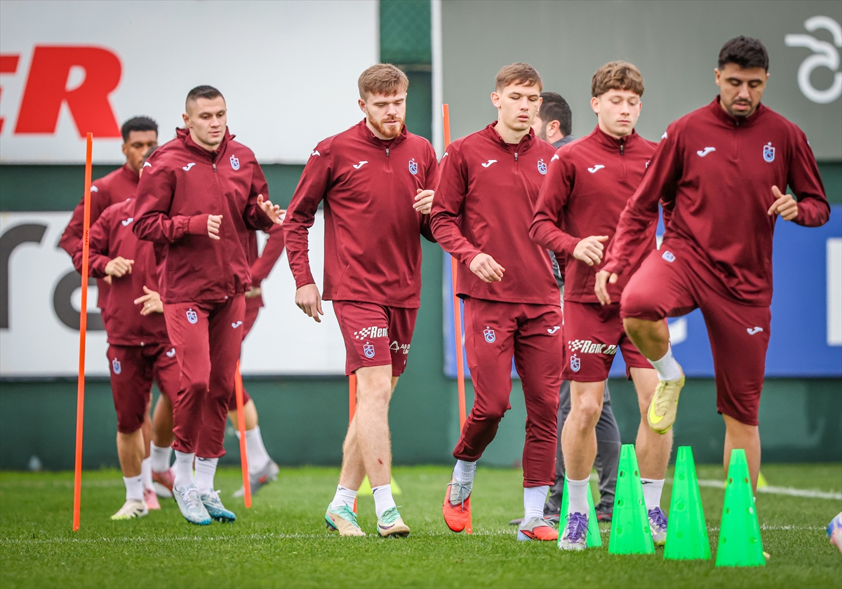 Trabzonspor, Galatasaray maçının hazırlıklarına devam etti