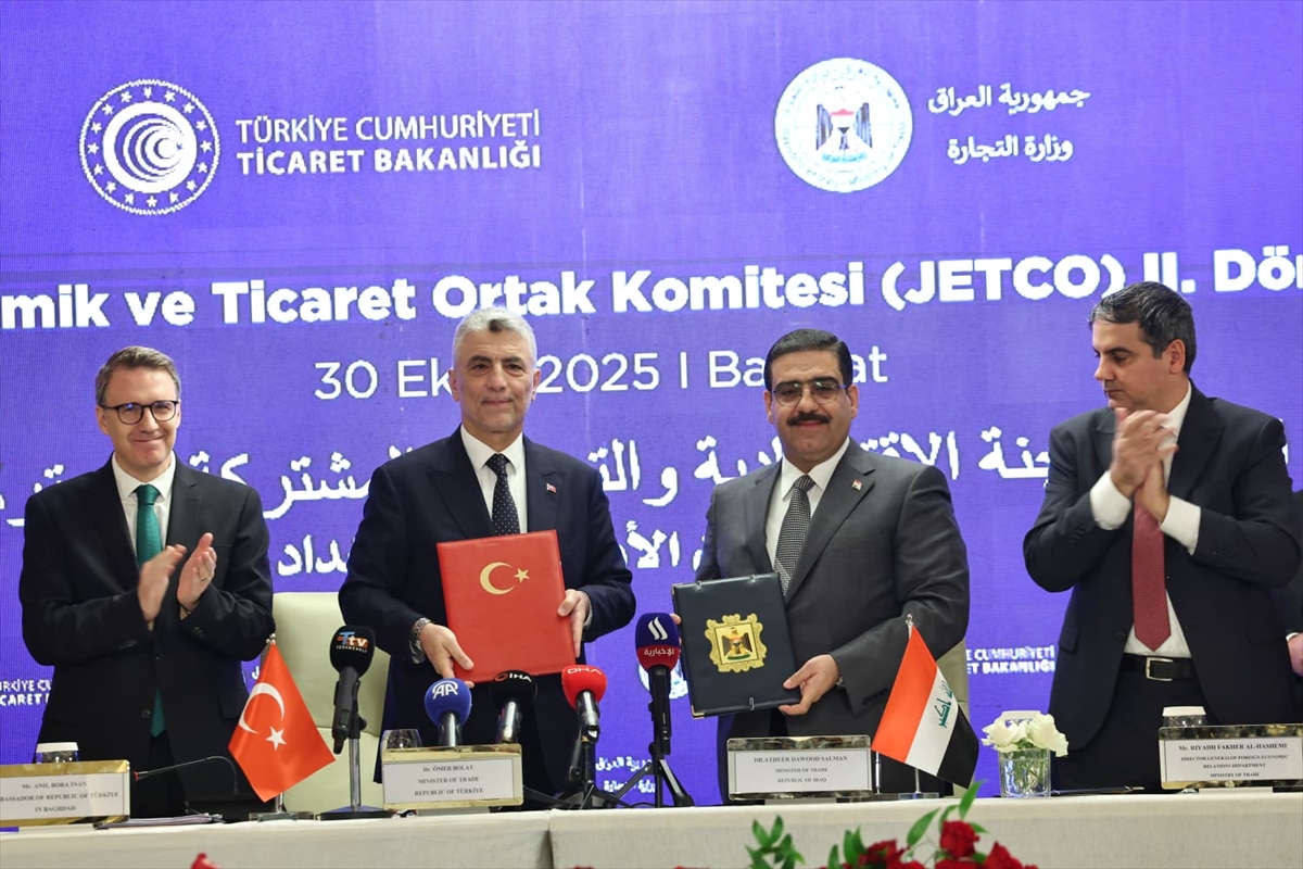 Türkiye ile Irak arasında "2. Dönem JETCO Protokolü" imzalandı